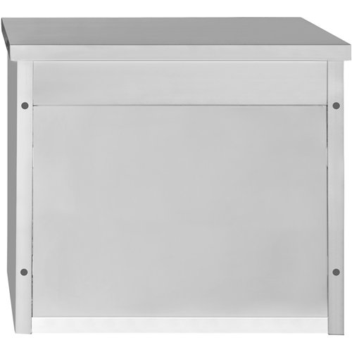 Commercial Wall Cabinet Cupboard Glass Doors Stainless Steel 600x400x650mm | Stalwart DA-SWCGD60402