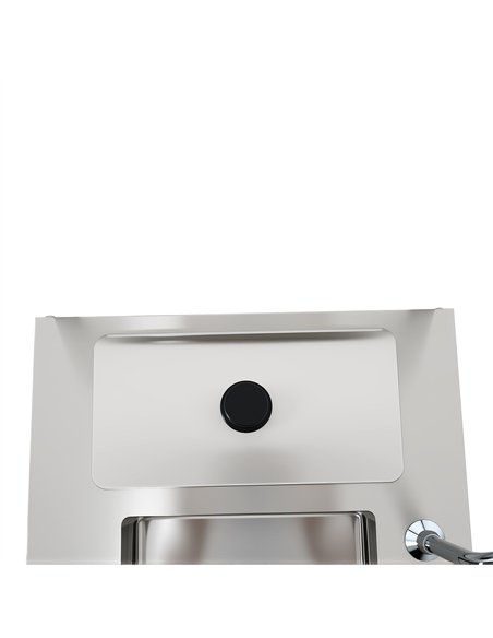 Foot Operated 20L Electric Mobile Wash Hand Basin 555×505×860 mm | Stalwart DA-WHFEA5550