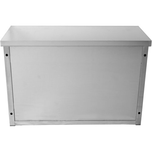 Stainless Steel Wall Cabinet with Sliding Door 1200x400x800mm | Stalwart DA-SWCH120402DR