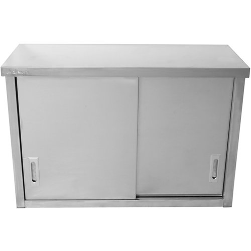 Stainless Steel Wall Cabinet with Sliding Door 1000x400x800mm | Stalwart DA-SWCH100402DR