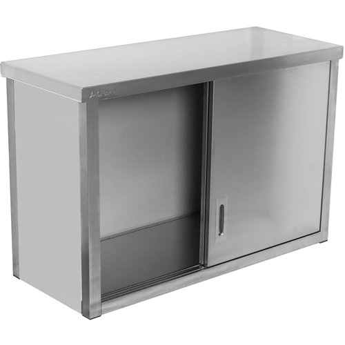 Stainless Steel Wall Cabinet with Sliding Door 1000x400x800mm | Stalwart DA-SWCH100402DR