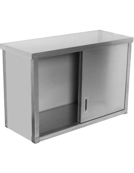 Stainless Steel Wall Cabinet with Sliding Door 1000x400x800mm | Stalwart DA-SWCH100402DR