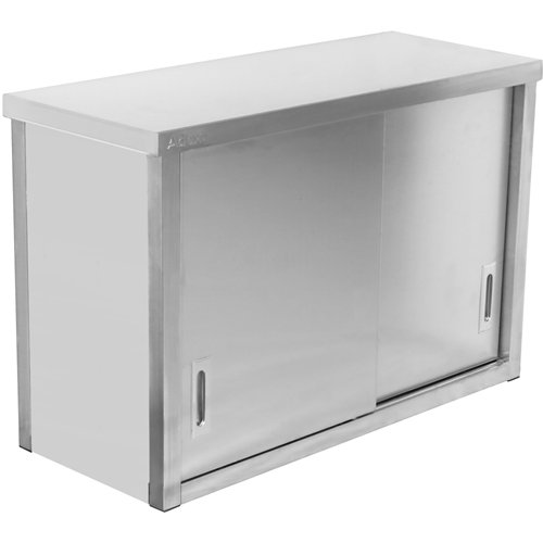 Stainless Steel Wall Cabinet with Sliding Door 1000x400x800mm | Stalwart DA-SWCH100402DR