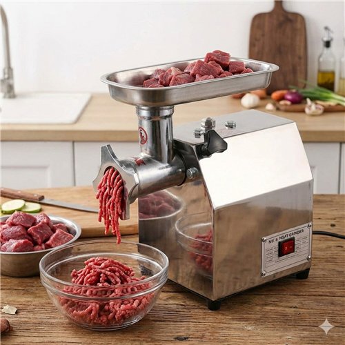 Commercial Electric Meat Grinder/Mincer Stainless Steel 310×180×340mm | Stalwart DA-MK8
