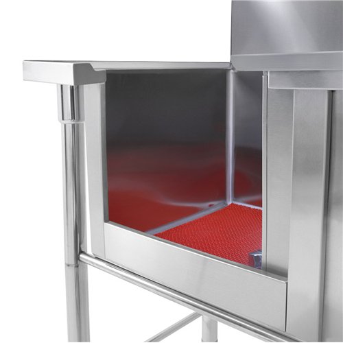 Commercial Stainless Steel Pet Grooming Bath Tub 1350×700×900mm with Sliding Door | Stalwart DA-PDBSD70140