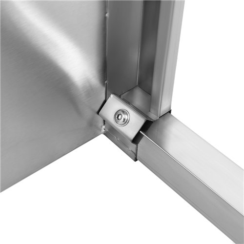 Stainless Steel Pet Grooming Bath Tub 850×480×1220mm with 3‑Side Backsplash | Stalwart DA-PDBSL48085