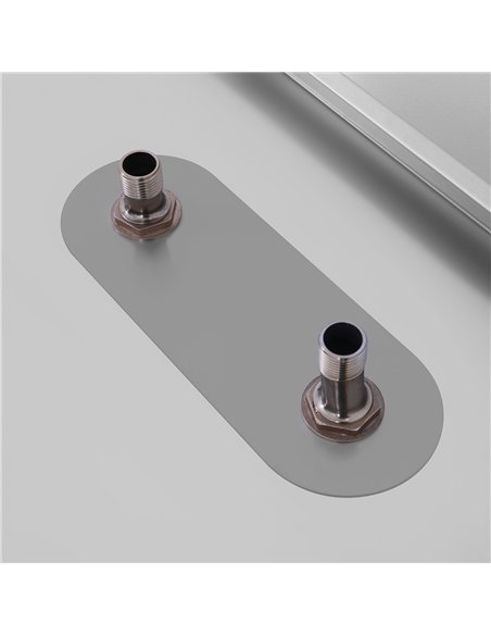 Stainless Steel Pet Grooming Bath Tub 850×480×1220mm with 3‑Side Backsplash | Stalwart DA-PDBSL48085