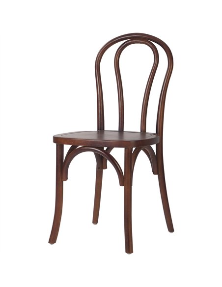 Bentwood Dining Chair - Light Walnut| Stalwart DA-GS90003LE