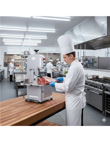 Commercial Electric Bone Saw Machine Meat &amp Bone Cutter 555×450×885mm | Stalwart DA-SW170