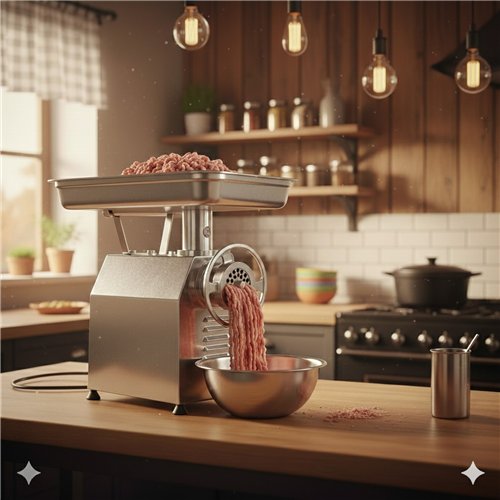 Commercial Electric Meat Grinder/Mincer Stainless Steel 510×350×560mm | Stalwart DA-YW32