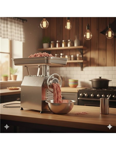 Commercial Electric Meat Grinder/Mincer Stainless Steel 510×350×560mm | Stalwart DA-YW32