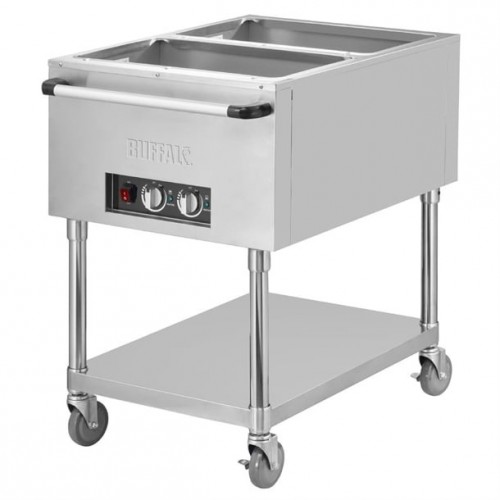 Buffalo Mobile Bain Marie Trolley 2x...
