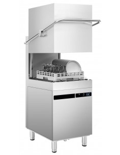 Premium Passthrough Commercial Dishwasher + Drain Pump 500 x 500 Basket – High-Capacity, Touchscreen 9.6kw