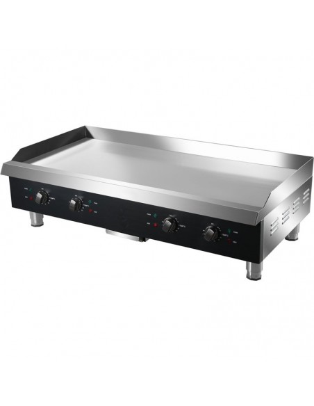 Commercial Griddle Smooth 1215x620x360mm 16kW Electric | DA-HEG848