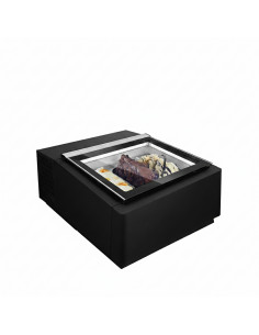 Countertop Ice Cream Freezer Napoli Display Black - Incl 3 × 5L Napoli pans 2