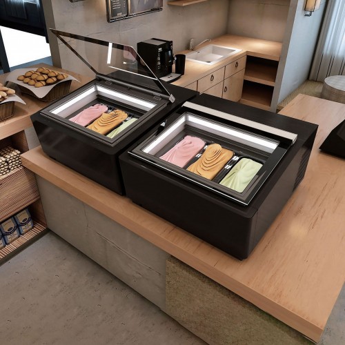 Countertop Ice Cream Freezer Napoli...