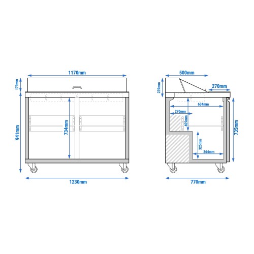 2 Door 400 Ltr Stainless Steel...