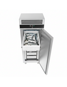 Commercial Fish Fridge Upright cabinet 600 litres Stainless steel Single door Ventilated cooling −2 to +8 °C | 2