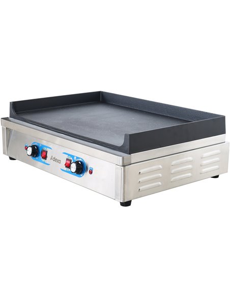 Professional Grill Electric 2 zones 4.6kW Smooth Cast iron top | Stalwart DA-GP7050GW