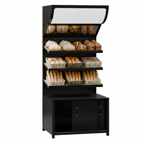 Commercial Bakery Shop Bread Display...