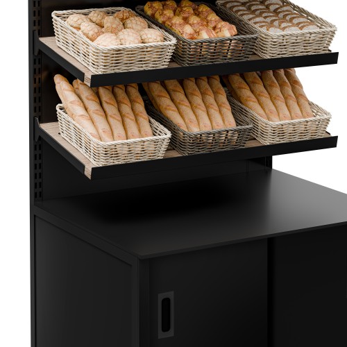 Commercial Bakery Shop Bread Display...