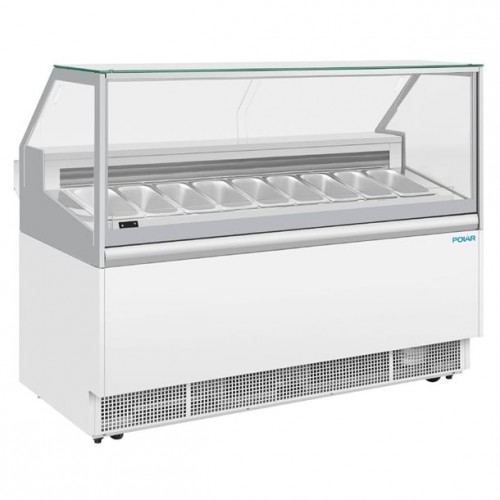 Polar U-Series 9 Pan Gelato Showcase
