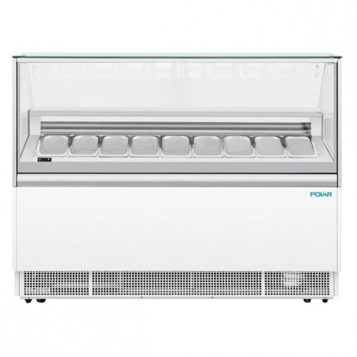 Polar U-Series 9 Pan Gelato Showcase