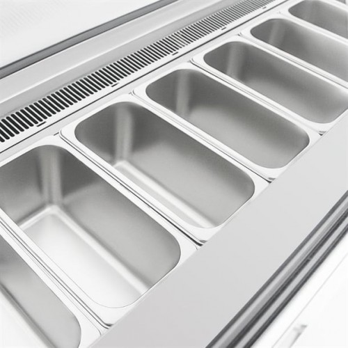 Polar U-Series 9 Pan Gelato Showcase