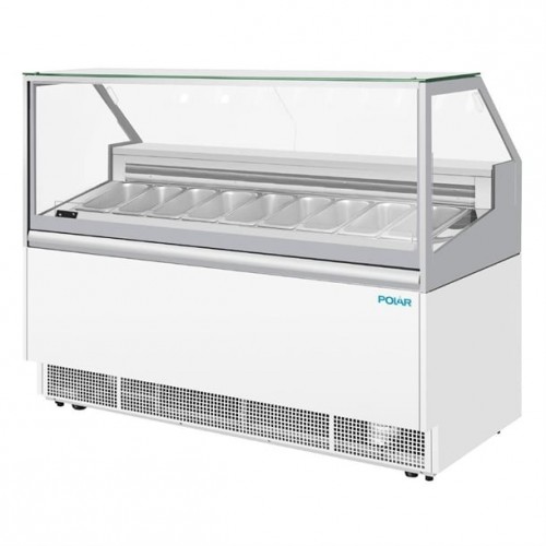 Polar U-Series 9 Pan Gelato Showcase