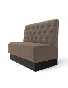 Button Chester Stitch Velvet Bistro Bench 160 × 100 cm - Commercial Restaurant Seating 2