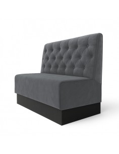 Button Chester Stitch Velvet Bistro Bench 160 × 100 cm - Commercial Restaurant Seating