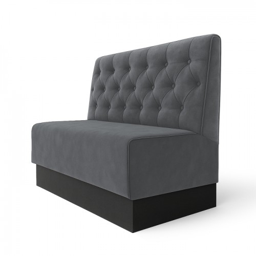 Button Chester Stitch Velvet Bistro Bench 160 × 100 cm - Commercial Restaurant Seating
