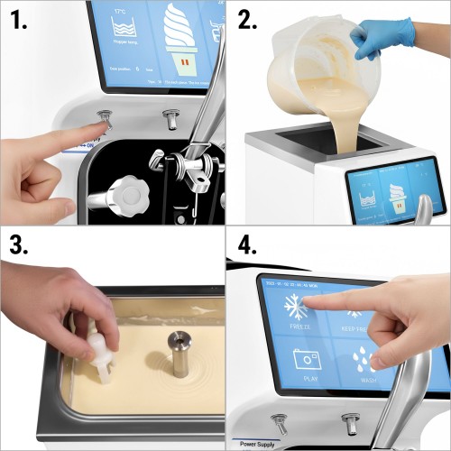 Commercial Soft Serve Ice Cream...