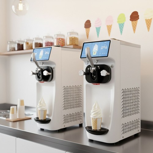 Commercial Soft Serve Ice Cream...