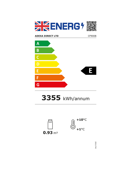 Commercial Display Merchandiser Fridge 234 litres | Stalwart DA-CF900B
