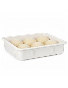 Pizza Dough Box 450×320×85mm Polypropylene Dough Storage Container | Stalwart DA-QHW214