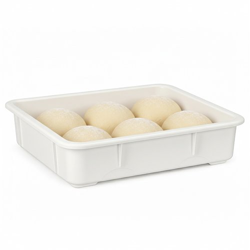 Pizza Dough Box 450×320×85mm Polypropylene Dough Storage Container | Stalwart DA-QHW214