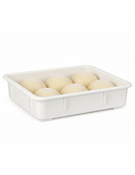 Pizza Dough Box 450×320×85mm Polypropylene Dough Storage Container | Stalwart DA-QHW214