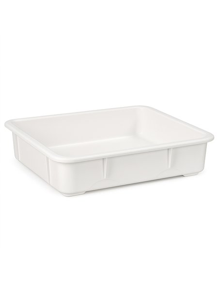 Pizza Dough Box 450×320×85mm Polypropylene Dough Storage Container | Stalwart DA-QHW214