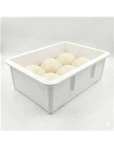 Pizza Dough Box 450×320×160mm Polypropylene Dough Storage Container | Stalwart DA-QHW216