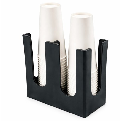 Polypropylene Cup Holder Black 200×220×120mm| Stalwart DA-QHW356