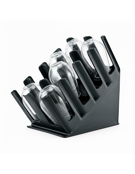 Polypropylene Cup Holder Black 470x220x450mm| Stalwart DA-QHW360