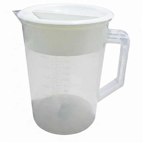 5L Polypropylene Jug  with Lid Clear| Stalwart DA-QHW372