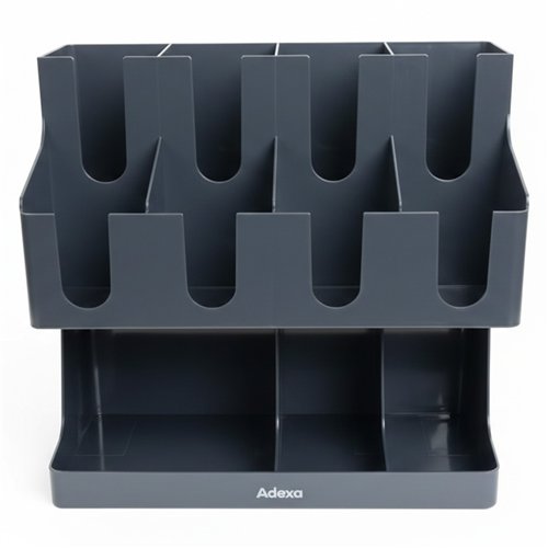 2‑Tier Black Organizer 210 x 410 x 400mm| Stalwart DA-QHW364