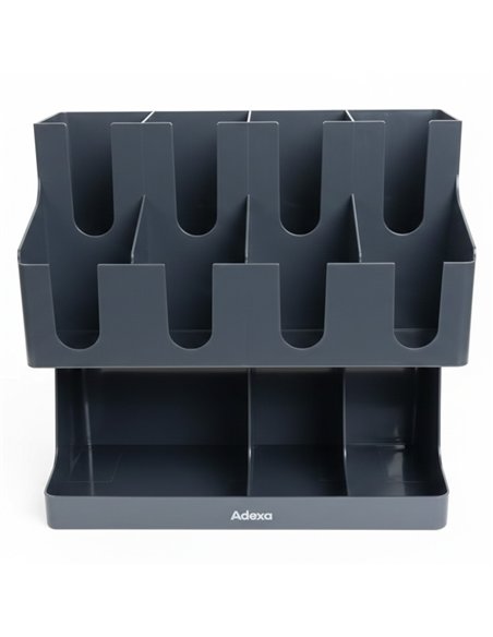 2‑Tier Black Organizer 210 x 410 x 400mm| Stalwart DA-QHW364