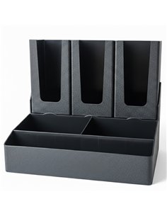 2‑Tier Coffee Shelf  265 x 355 x 380 mm– Black| Stalwart DA-QHW368 2