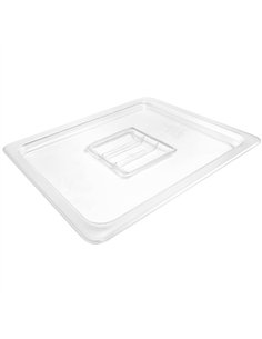 Heavy-Duty Polycarbonate Gastronorm Pan Lid GN1/2 Clear | Stalwart DA-JGM1604