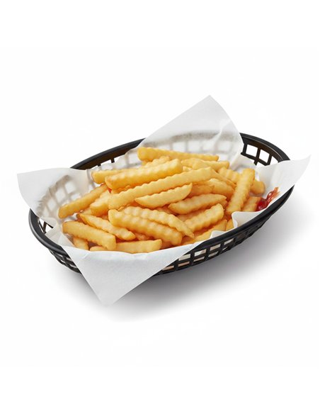Heavy-Duty Polypropylene Food Basket Black 235×150×46mm | Stalwart DA-JGM202