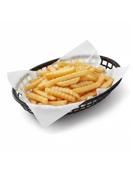 Heavy-Duty Polypropylene Food Basket Black 275×175×38mm | Stalwart DA-JGM204