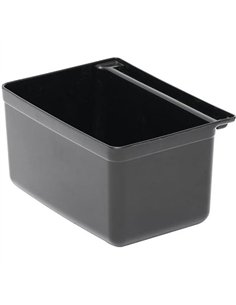 Polypropylene Rectangular Refuse Bin 332×233×180mm Black | Stalwart DA-JGM602